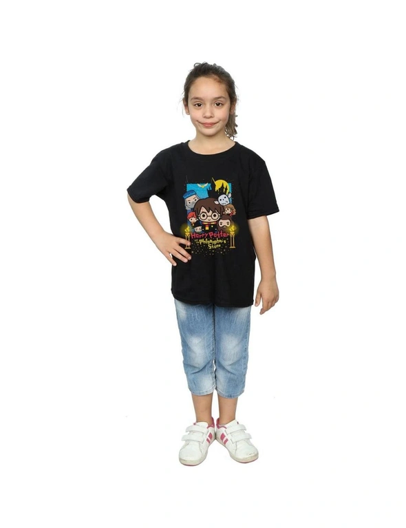 Harry Potter And The Philosopher´s Stone Girls Chibi Cotton T-Shirt, hi-res image number null