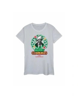 National Lampoon´s Christmas Vacation Womens/Ladies Greyscale Clarkmas T-Shirt