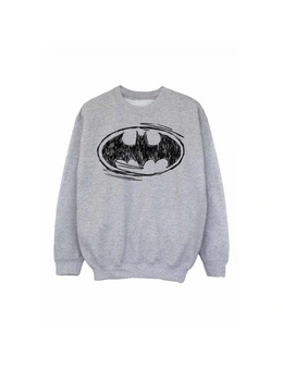 Batman Boys Sketch Logo Sweatshirt