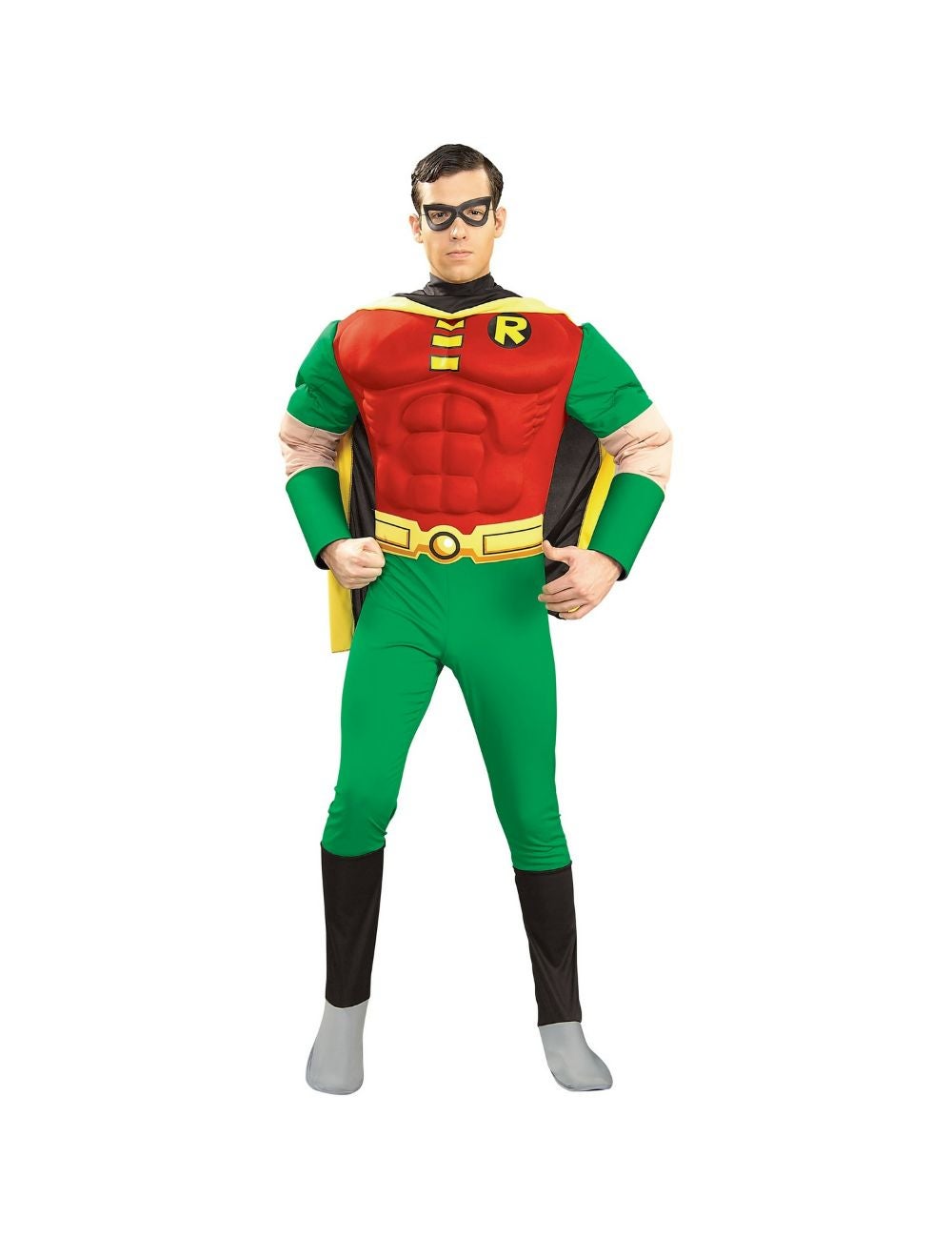 Batman Mens Deluxe Robin Muscles Costume | Rockmans