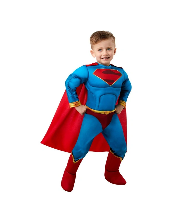 Superman Boys Metallic Costume, hi-res image number null