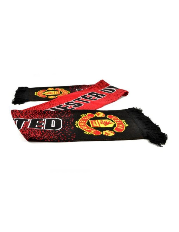 Manchester United FC Unisex Adults Speckled Scarf, hi-res image number null