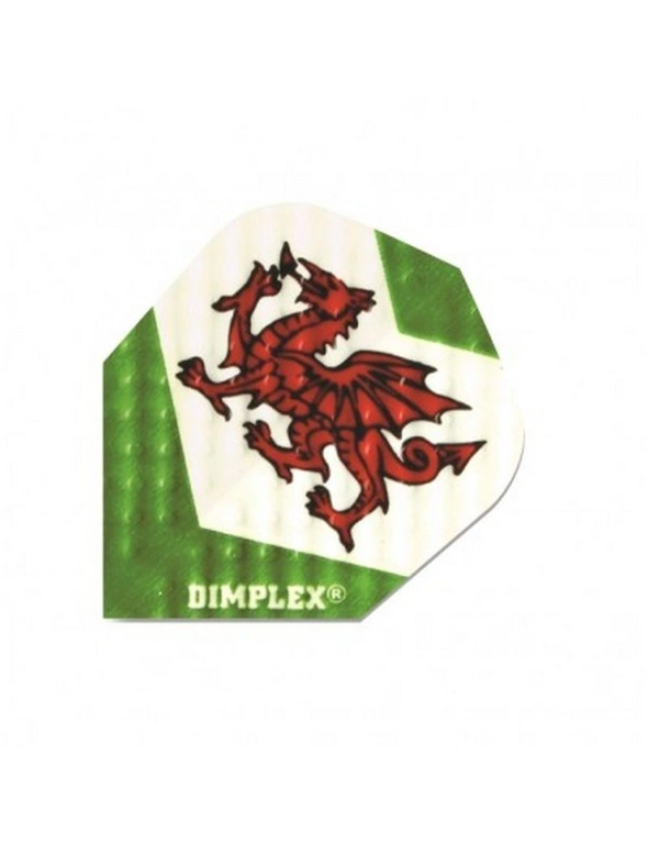 Harrows Dimplex Welsh Dragon Dart Flights (Pack of 3), hi-res image number null