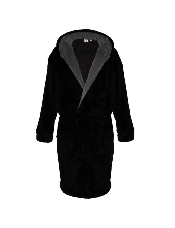 Duke Mens Newquay Hooded Dressing Gown, hi-res image number null