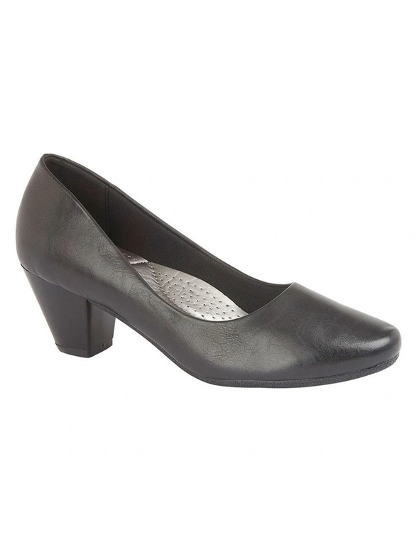 Boulevard Womens/Ladies PU Leather Plain Court Shoe (45mm Heel), hi-res image number null