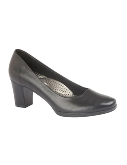 Boulevard Womens/Ladies PU Leather Plain Court Shoe (55mm Heel)