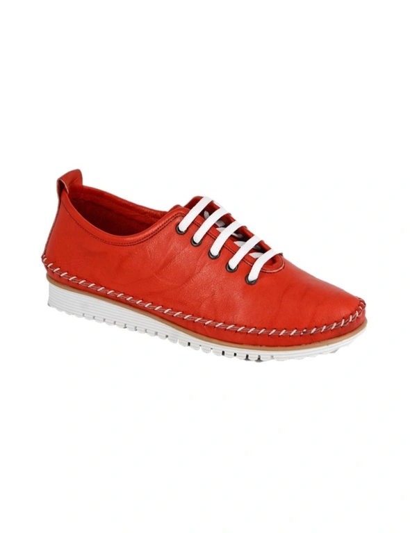 Mod Comfys Womens/Ladies Flexi Softie Leather Trainers, hi-res image number null