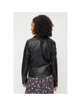 Dorothy Perkins Womens/Ladies Faux Leather Tall Biker Jacket