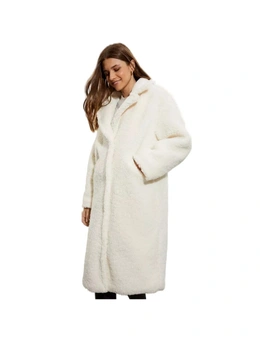 Dorothy Perkins Womens/Ladies Longline Teddy Fleece Oversized Coat