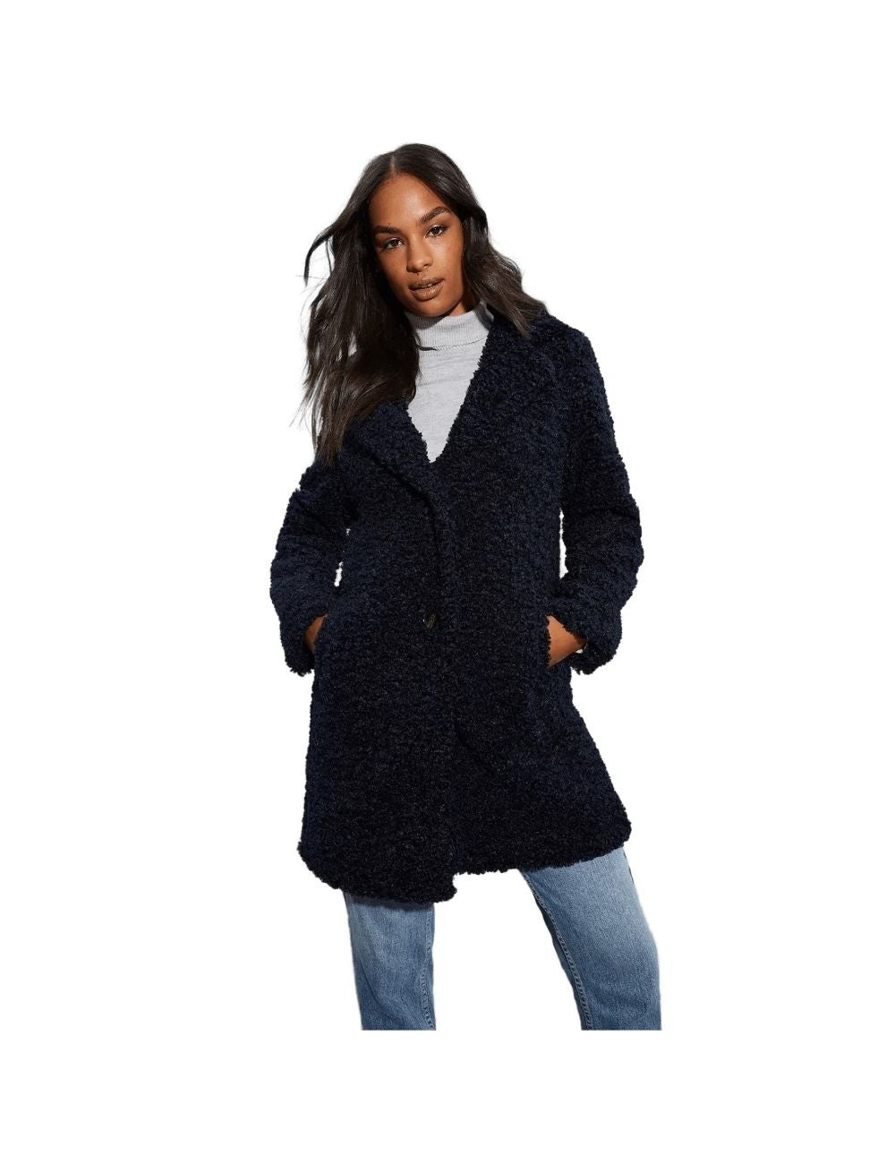 Dorothy perkins sale navy teddy coat