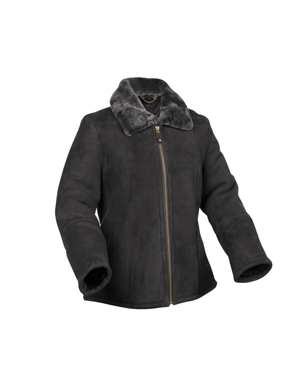 Eastern Counties Leather Womens/Ladies Hillary Aviator Sheepskin Coat, hi-res image number null