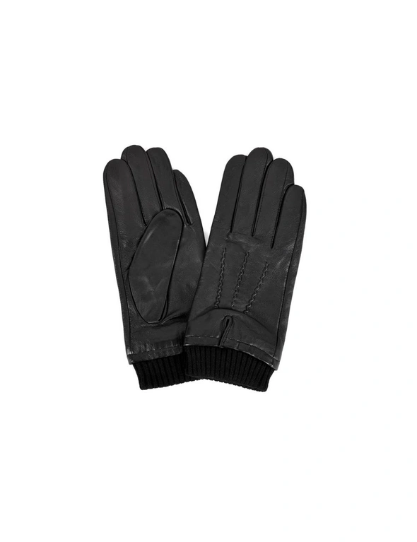 Eastern Counties Leather Mens Rib Cuff Gloves, hi-res image number null
