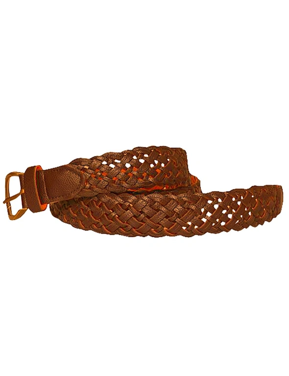 Eastern Counties Leather Womens/Ladies Plaited Belt, hi-res image number null