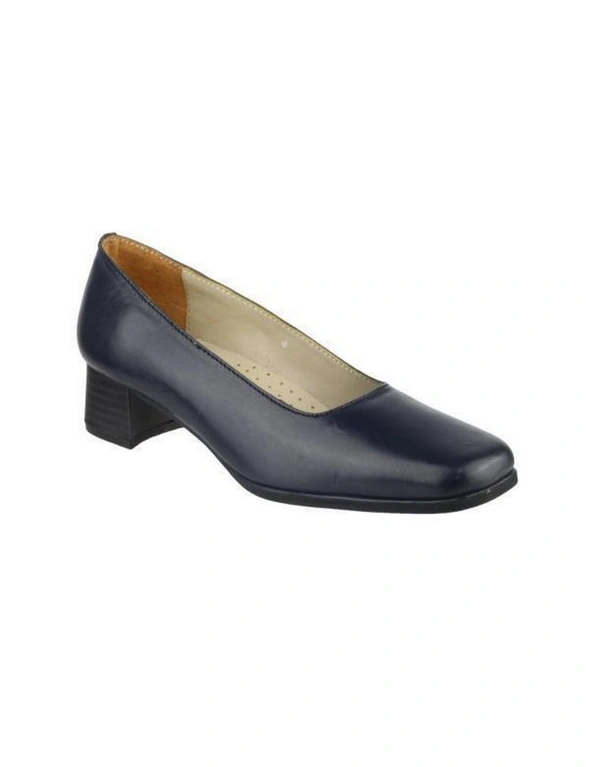 Amblers Walford Ladies Leather Court / Womens Shoes, hi-res image number null