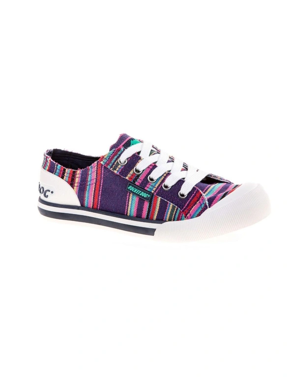 Rocket Dog Womens/Ladies Jazzin Canvas Aloe Lace Up Trainer, hi-res image number null