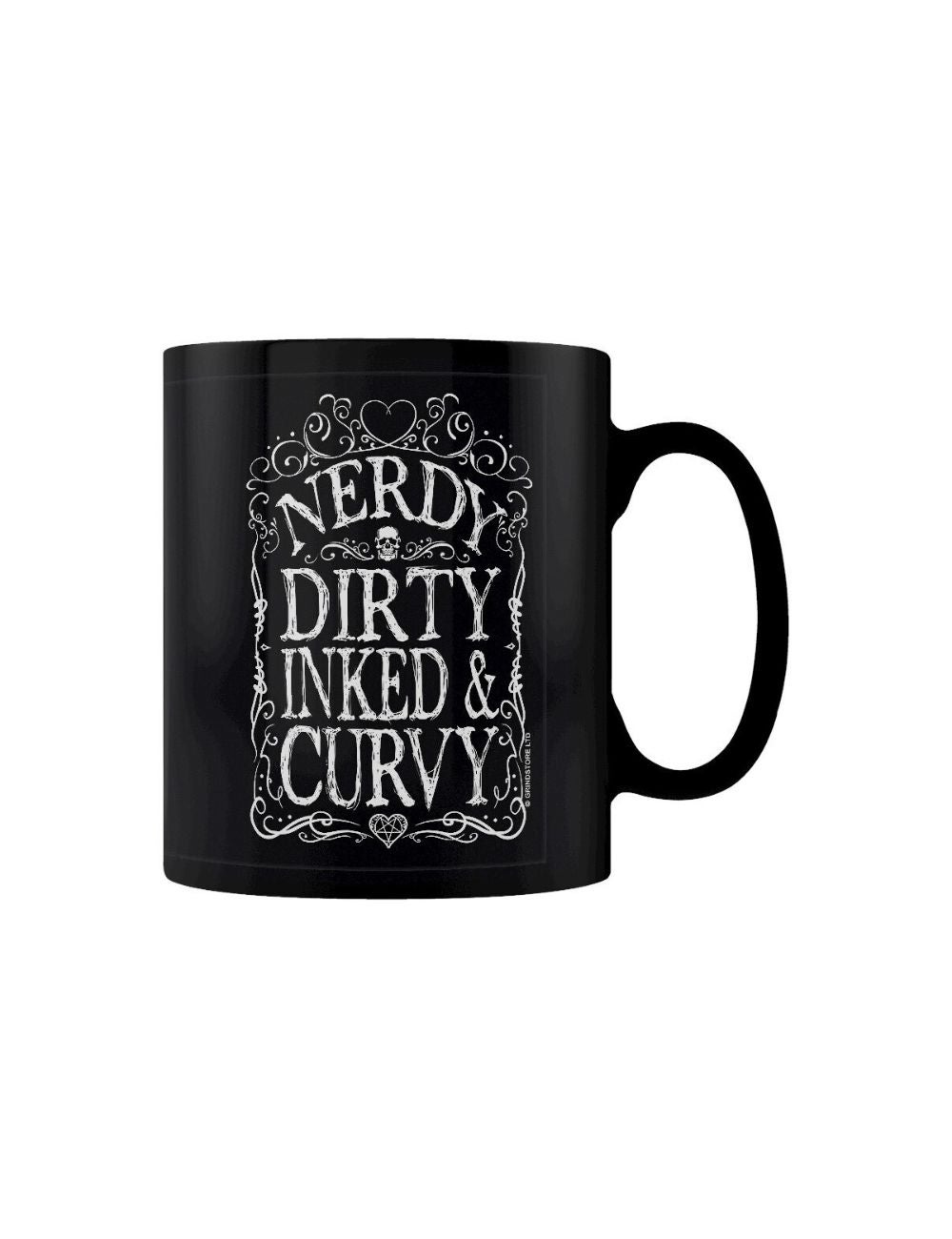 Grindstore Nerdy Dirty Inked Curvy Mug Rockmans