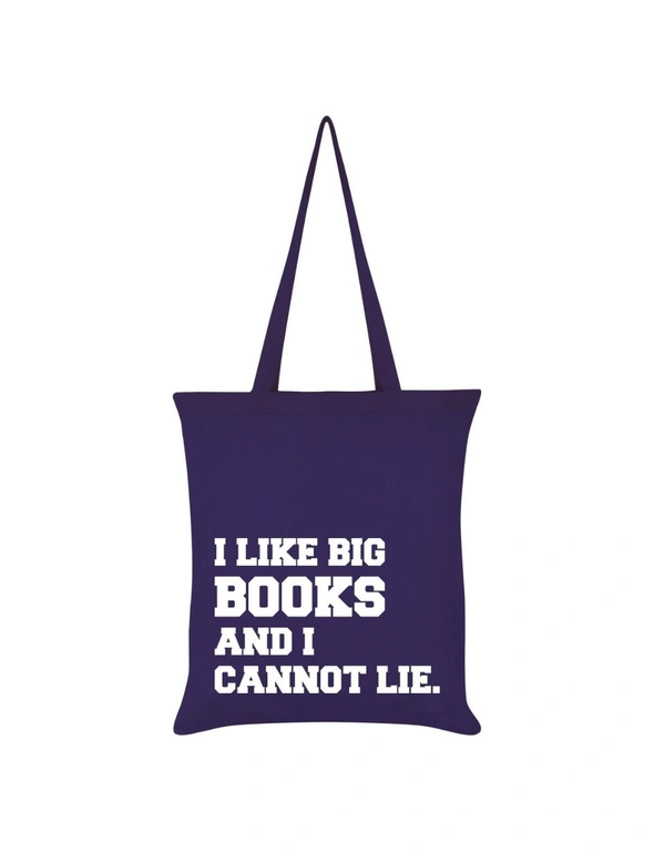 Grindstore I Like Big Books And I Cannot Lie Tote Bag, hi-res image number null