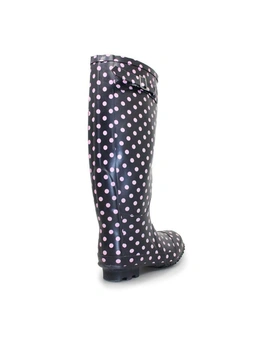 Lunar Womens/Ladies Spotted Rubber Wellington Boots
