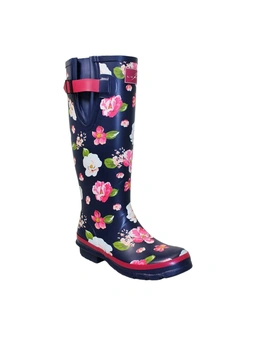 Lunar Womens/Ladies Floral Wellington Boots