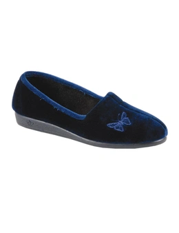 Lunar Womens/Ladies Butterfly Slippers