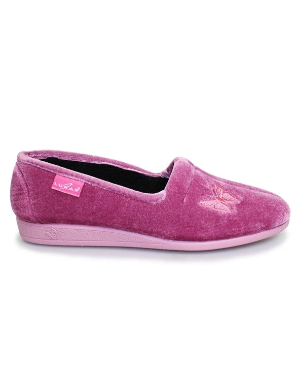 Lunar Womens/Ladies Butterfly Slippers, hi-res image number null
