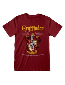 Harry Potter Unisex Adult Gryffindor T-Shirt