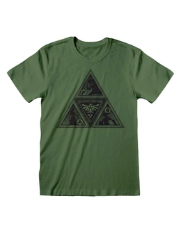 Nintendo Unisex Adult Triforce Legend Of Zelda T-Shirt