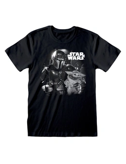Star Wars: The Mandalorian Unisex Adult Photograph T-Shirt