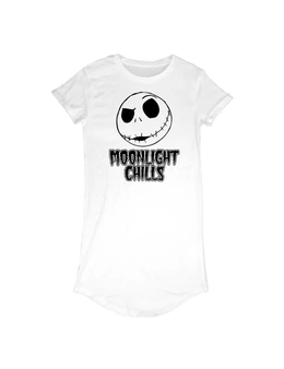 Nightmare Before Christmas Womens/Ladies Moonlight Chills T-Shirt Dress