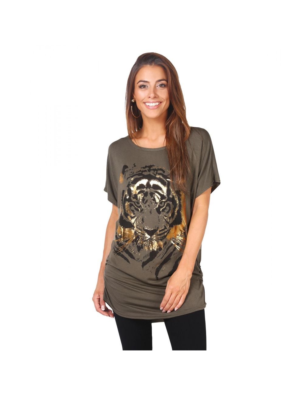 Women's Oversized Tiger Tee