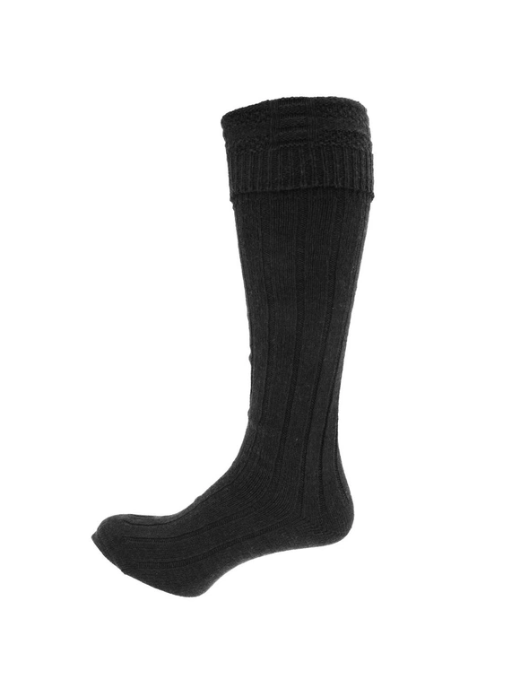 Mens Scottish Highland Wear Wool Kilt Hose Socks (1 Pair), hi-res image number null
