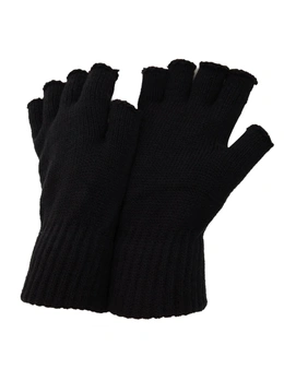 FLOSO Mens Fingerless Winter Gloves