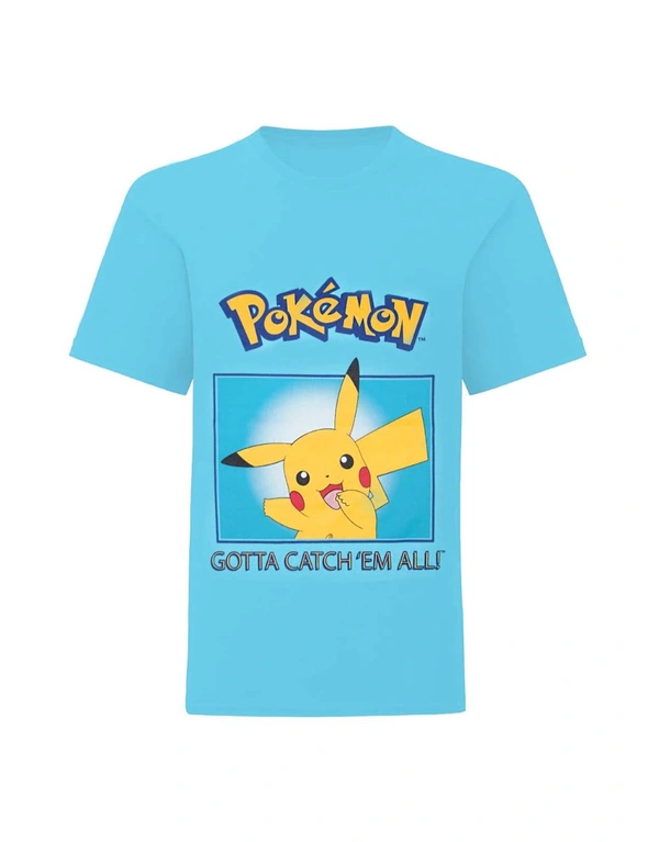 Pokemon Childrens Boys Pikachu T-Shirt, hi-res image number null