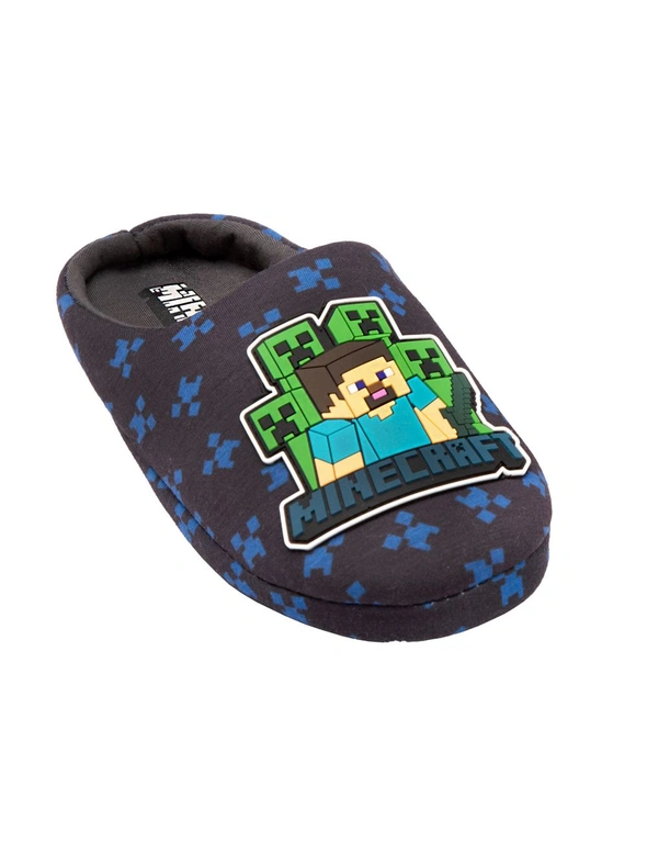 Minecraft Official Boys Surrounded Slippers, hi-res image number null