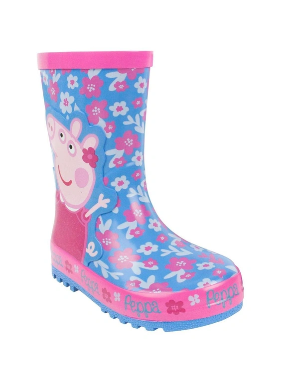 Peppa Pig Official Girls Flower Character Wellies, hi-res image number null