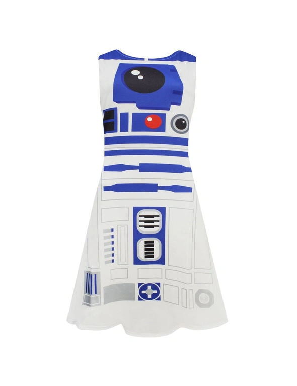 Star Wars Womens/Ladies R2-D2 Cosplay Skater Dress, hi-res image number null