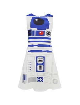 Star Wars Womens/Ladies R2-D2 Cosplay Skater Dress