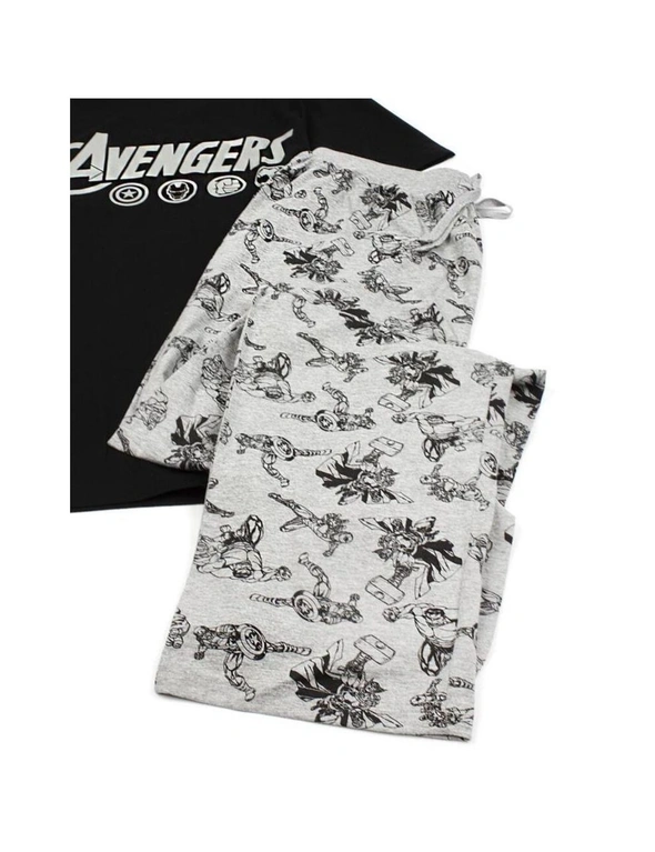 The Avengers Mens Logo Pyjama Set, hi-res image number null
