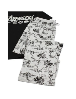 The Avengers Mens Logo Pyjama Set
