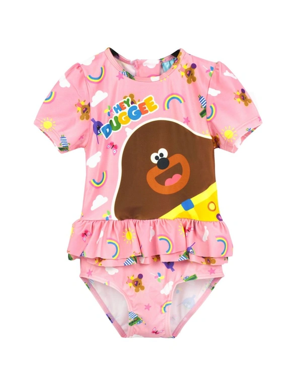 Hey Duggee Girls Frill One Piece Swimsuit, hi-res image number null