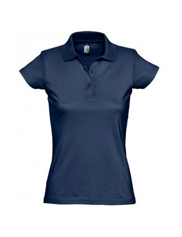 SOLS Womens/Ladies Prescott Short Sleeve Jersey Polo Shirt, hi-res image number null