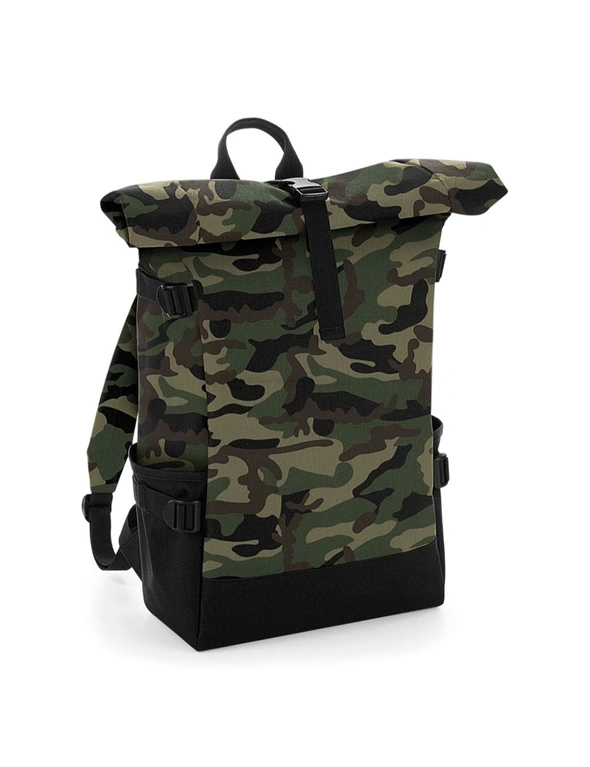 BagBase Block Roll-Top Backpack, hi-res image number null
