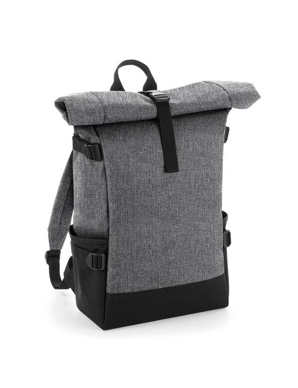 BagBase Block Roll-Top Backpack, hi-res image number null