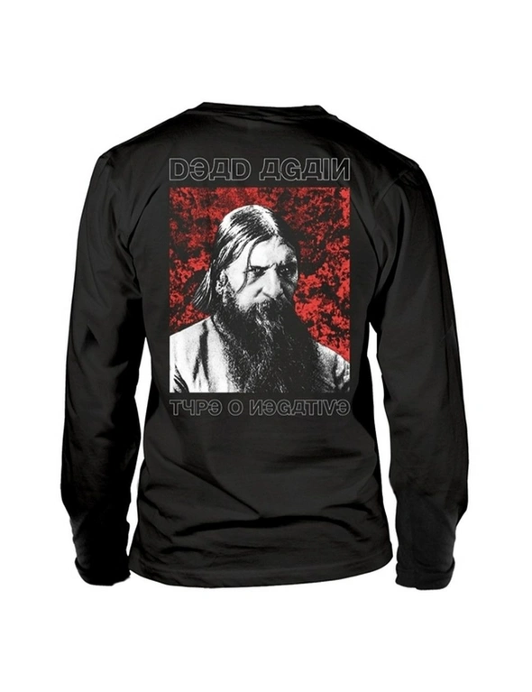 Type O Negative Unisex Adult Red Rasputin Long-Sleeved T-Shirt, hi-res image number null