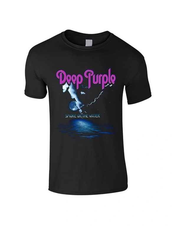 Deep Purple Unisex Adult Smoke On The Water T-Shirt, hi-res image number null