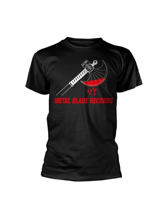 Metal Blade Records Unisex Adult Axe Logo T-Shirt, hi-res image number null