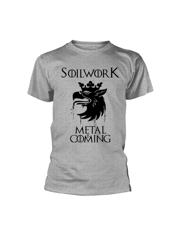 Soilwork Unisex Adult Metal Is Coming T-Shirt, hi-res image number null