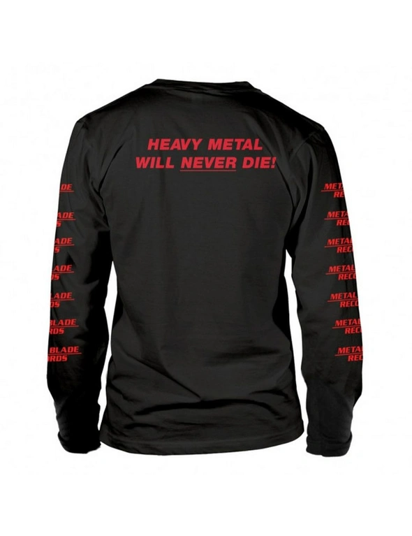 Metal Blade Records Unisex Adult Crushed Skulls Long-Sleeved T-Shirt, hi-res image number null