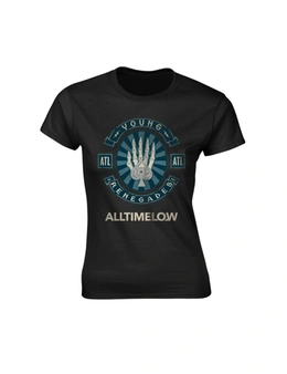 All Time Low Womens/Ladies Skele Spade T-Shirt
