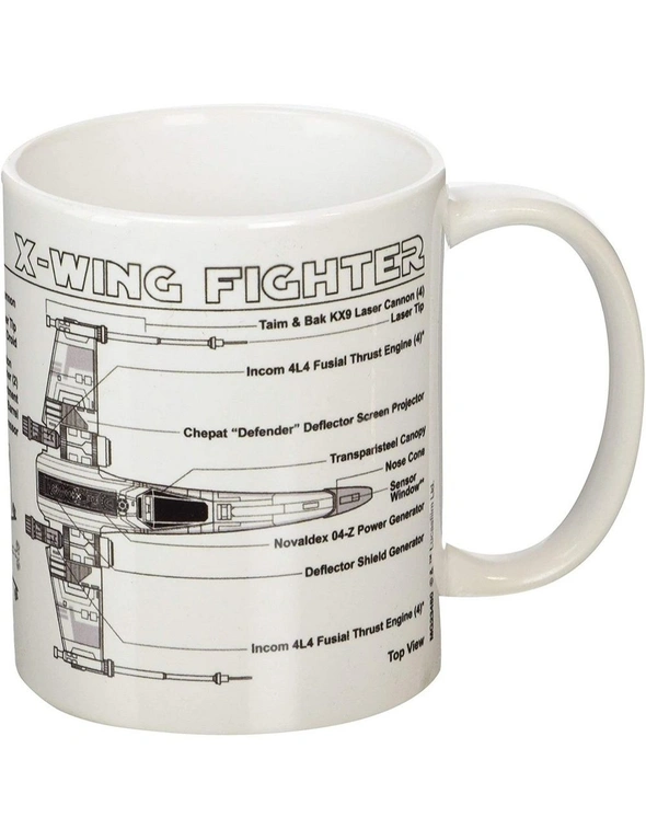 Star Wars X-Wing Fighter Sketch Mug, hi-res image number null
